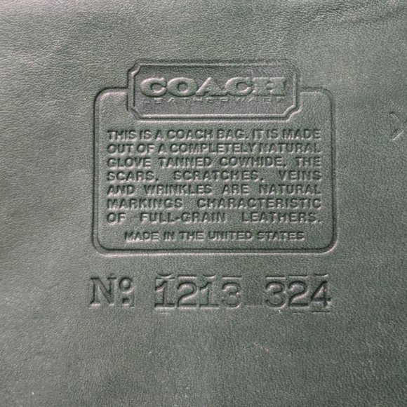 ๐ - Rare Vintage Coach Slim Satchel Large 9430 in HTF color! - Picture 7 of 7